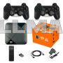 Игровая ТВ-приставка M8 mini 4K на Android TV с встроенным эмулятором ретро-игр и джойстиками